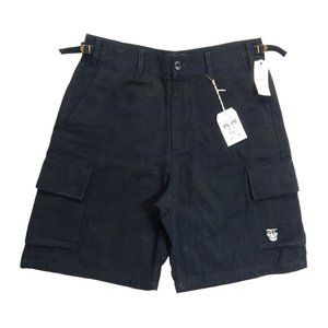 Obey Pacsun Mens Cargo Shorts Relaxed Fit Black Size 30